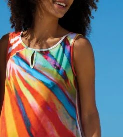 Sunflair Robe D'été Sans Manches Orange -Lingerie Sipp robe sans manches orange 1