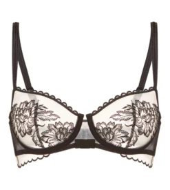 Simone Perele Soutien Gorge Corbeille Transparent Effet Tatoutage Noir Romance Light Tatoo