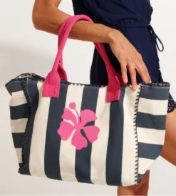 Sac De Plage Rayé Marine Banana Moon