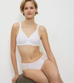 Triumph Soutien Gorge Sans Armatures Modern Soft Cotton Blanc 13 Triumph Soutien Gorge Sans Armatures Modern Soft Cotton Blanc -Lingerie Sipp sans armatures modern soft cotton blanc 5