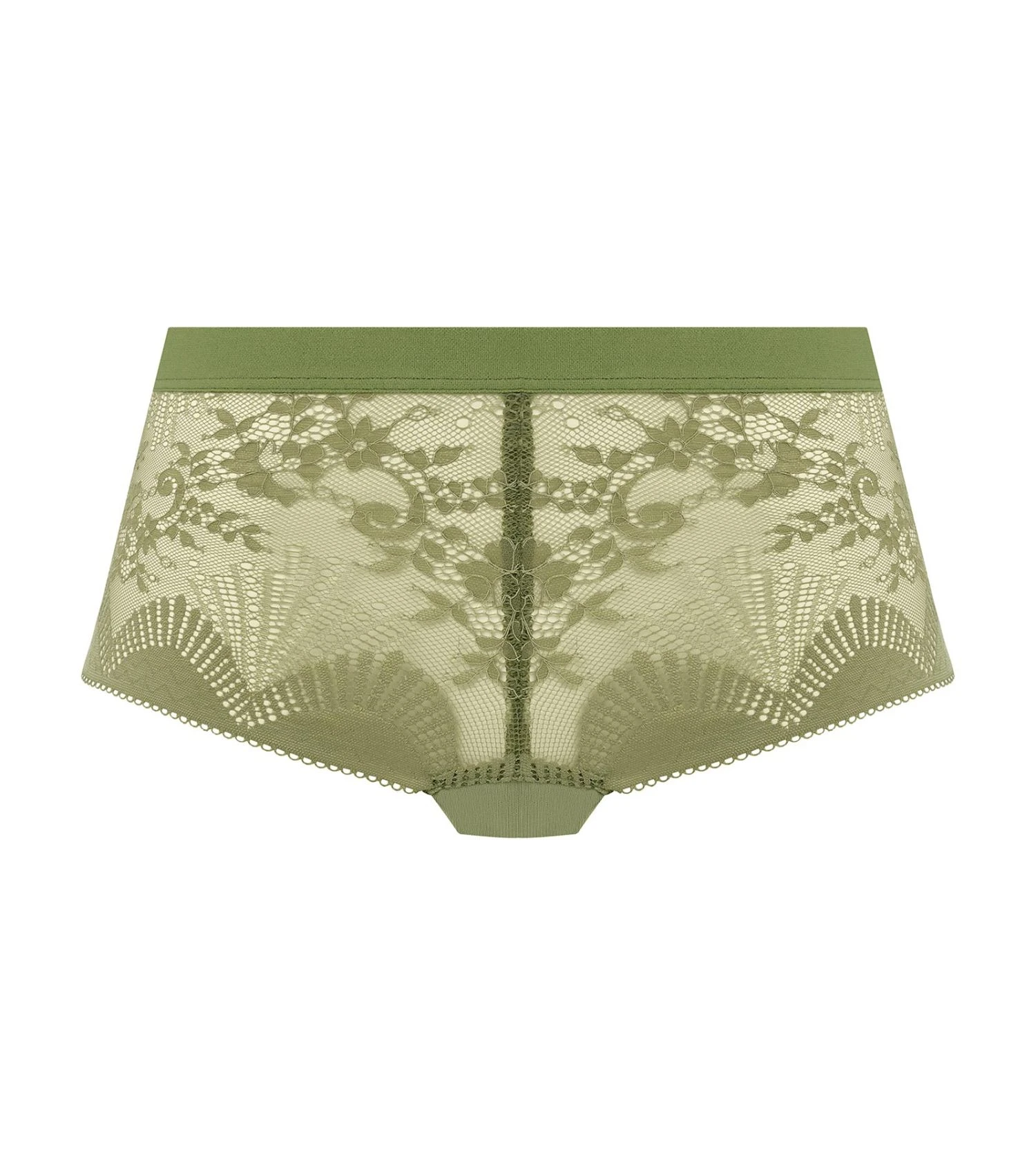 Wacoal Shorty Sensu Lace Silk Green 4 Wacoal Shorty Sensu Lace Silk Green – Image 2