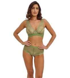 Wacoal Shorty Sensu Lace Silk Green 11 Wacoal Shorty Sensu Lace Silk Green -Lingerie Sipp sensu lace shorty silk green 3