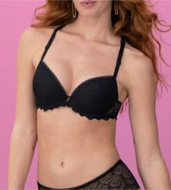 Soutien-gorge Coque Progressive Sexy Bohème Noir