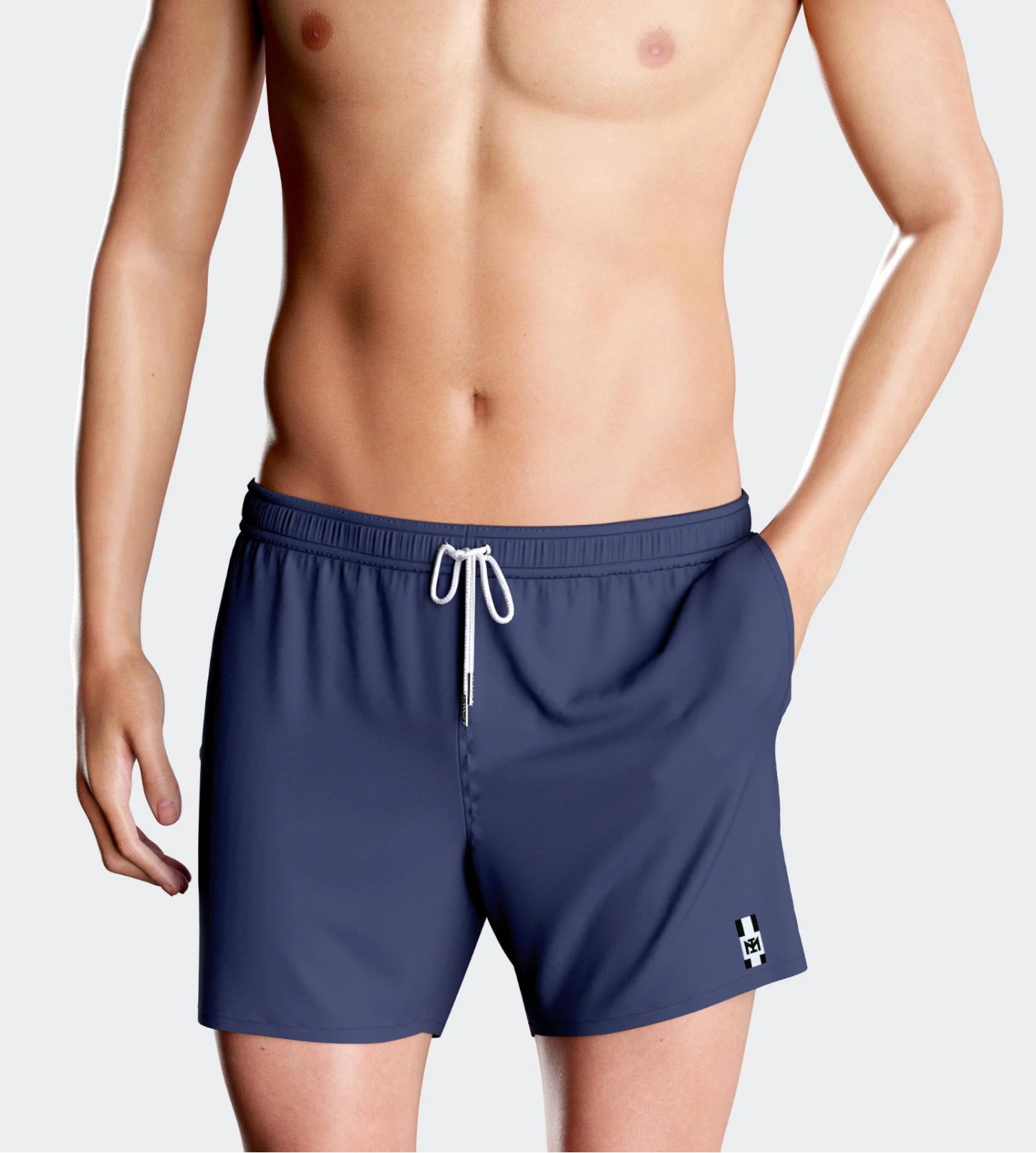 Short De Bain Cienfuegos Bleu Uni 6 Short De Bain Cienfuegos Bleu Uni – Image 4