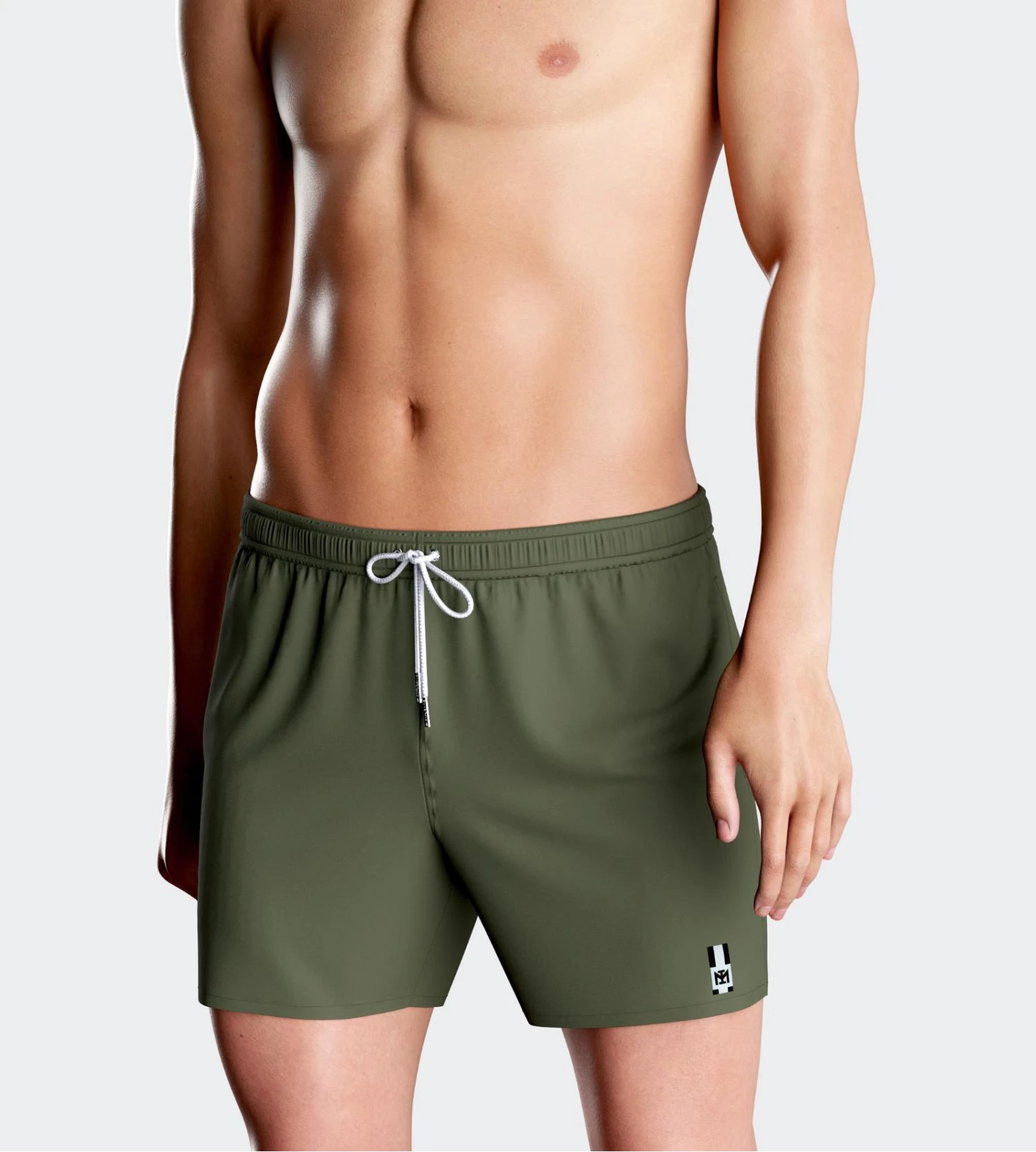 Short De Bain Kaki Cienfuegos 6 Short De Bain Kaki Cienfuegos – Image 4