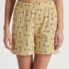 Calida Short D'intérieur Jaune Favourites Sun Ray Flower Yellow 2 Calida Short D'intérieur Jaune Favourites Sun Ray Flower Yellow -Lingerie Sipp short d imp 024 ray flower yellow