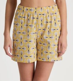 Calida Short D'intérieur Jaune Favourites Sun Ray Flower Yellow