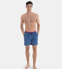 Short de Bain Massana Bleu Denim – Maillot de Plage Homme Style Décontracté 12 Short de Bain Massana Bleu Denim – Maillot de Plage Homme Style Décontracté -Lingerie Sipp short de bain bleu denim 4