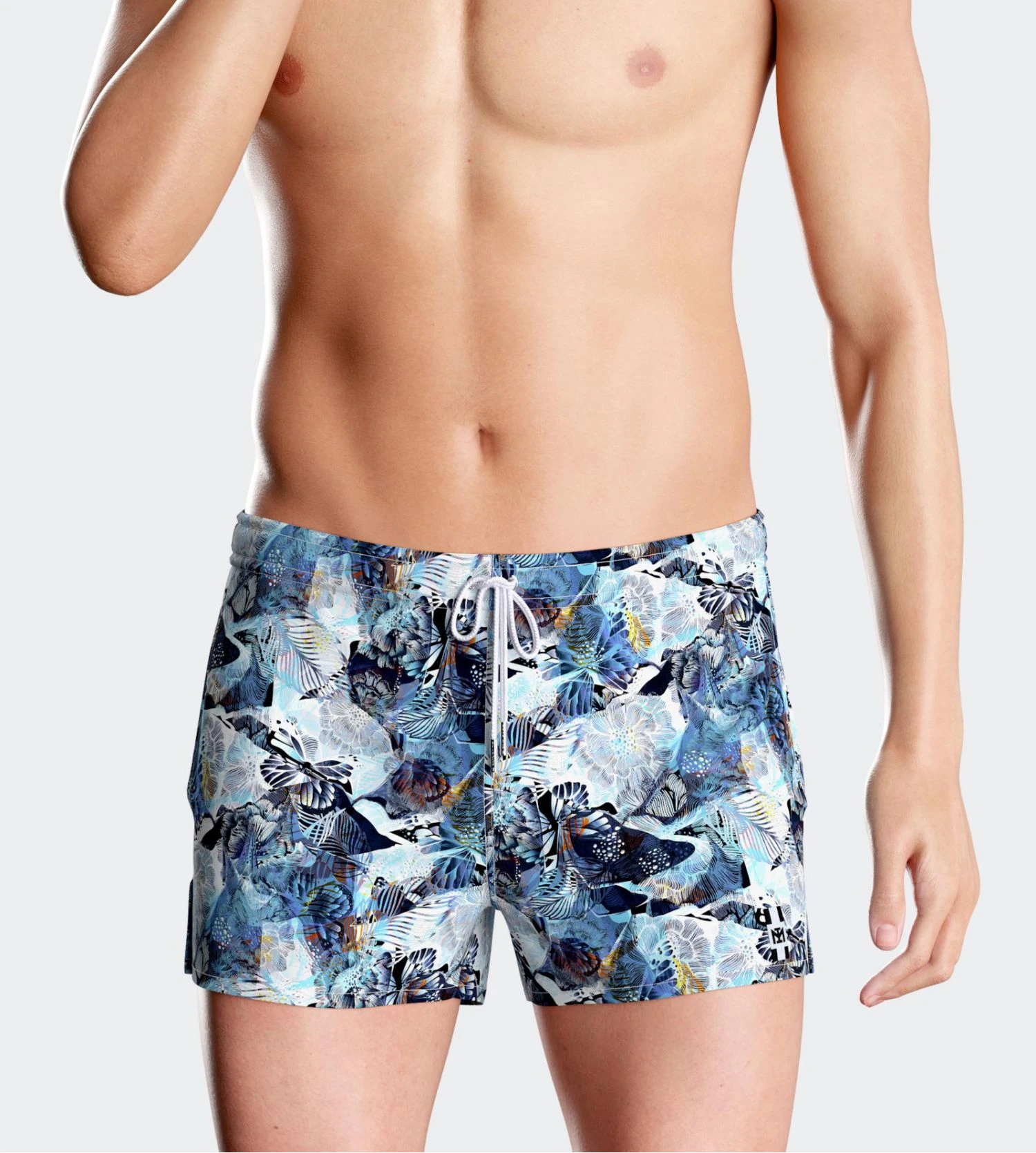 Short De Bain Blue Lagoon Imprimé Bleu 6 Short De Bain Blue Lagoon Imprimé Bleu – Image 4