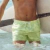 Short De Bain Pour Homme Citron Vert -Lingerie Sipp short de bain court h d82 citron vert