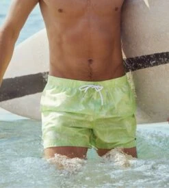 Short De Bain Pour Homme Citron Vert