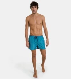 Maillot de Bain Massana Bleu Uni pour Homme – Short de Plage à Taille Élastique 8 Maillot de Bain Massana Bleu Uni pour Homme – Short de Plage à Taille Élastique -Lingerie Sipp short de bain court h h70 vert 2