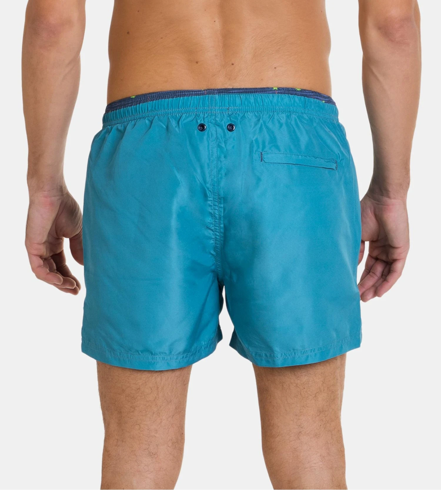 Maillot de Bain Massana Bleu Uni pour Homme – Short de Plage à Taille Élastique 6 Maillot de Bain Massana Bleu Uni pour Homme – Short de Plage à Taille Élastique – Image 4