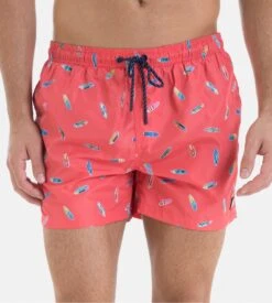 Short De Bain Imprimé Surf Corail 10 Short De Bain Imprimé Surf Corail -Lingerie Sipp short de bain surf corail 2