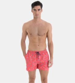 Short De Bain Imprimé Surf Corail 11 Short De Bain Imprimé Surf Corail -Lingerie Sipp short de bain surf corail 3