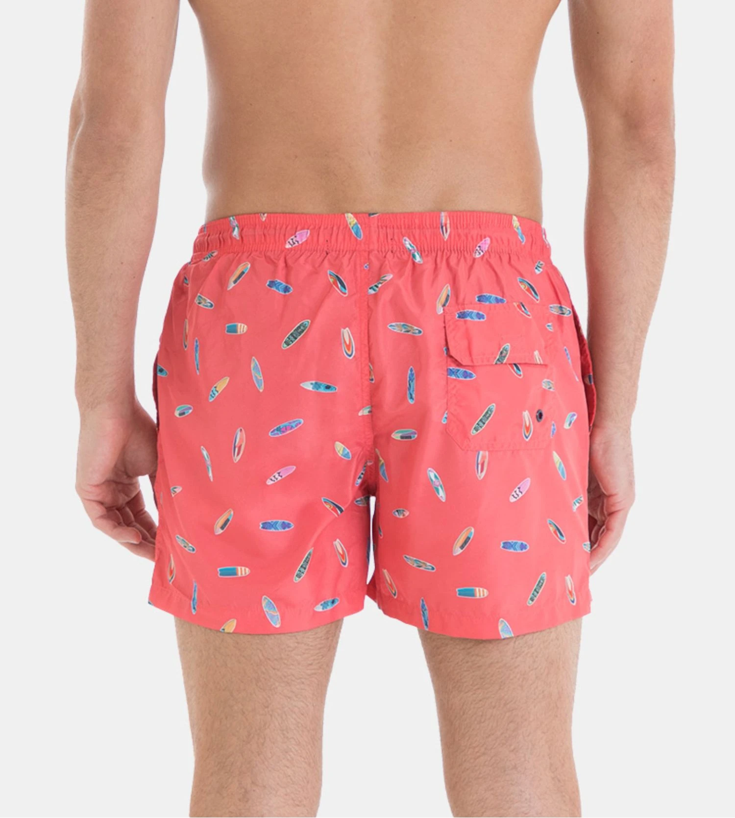 Short De Bain Imprimé Surf Corail 8 Short De Bain Imprimé Surf Corail – Image 6