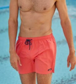 Short De Bain Uni Corail