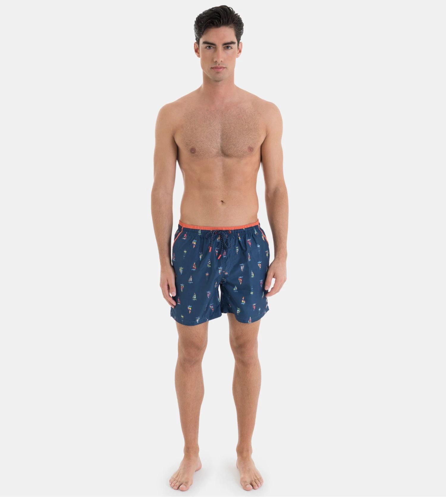 Short de Bain Massana Bleu Marine à Imprimé Voiliers – Maillot de Plage Confortable et Séchage Rapide 7 Short de Bain Massana Bleu Marine à Imprimé Voiliers – Maillot de Plage Confortable et Séchage Rapide – Image 5