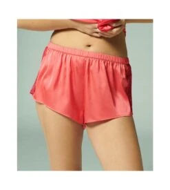 Simone Perele Short De Nuit Satin Secrets Rose Mon Amour