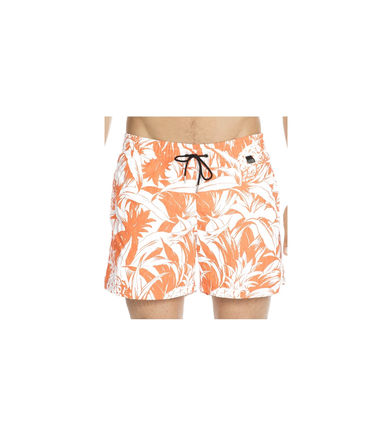 Maillot de Bain Homme HOM Nicaragua Orange – Short de Plage à Imprimé Tropical Exotique 3 Maillot de Bain Homme HOM Nicaragua Orange – Short de Plage à Imprimé Tropical Exotique