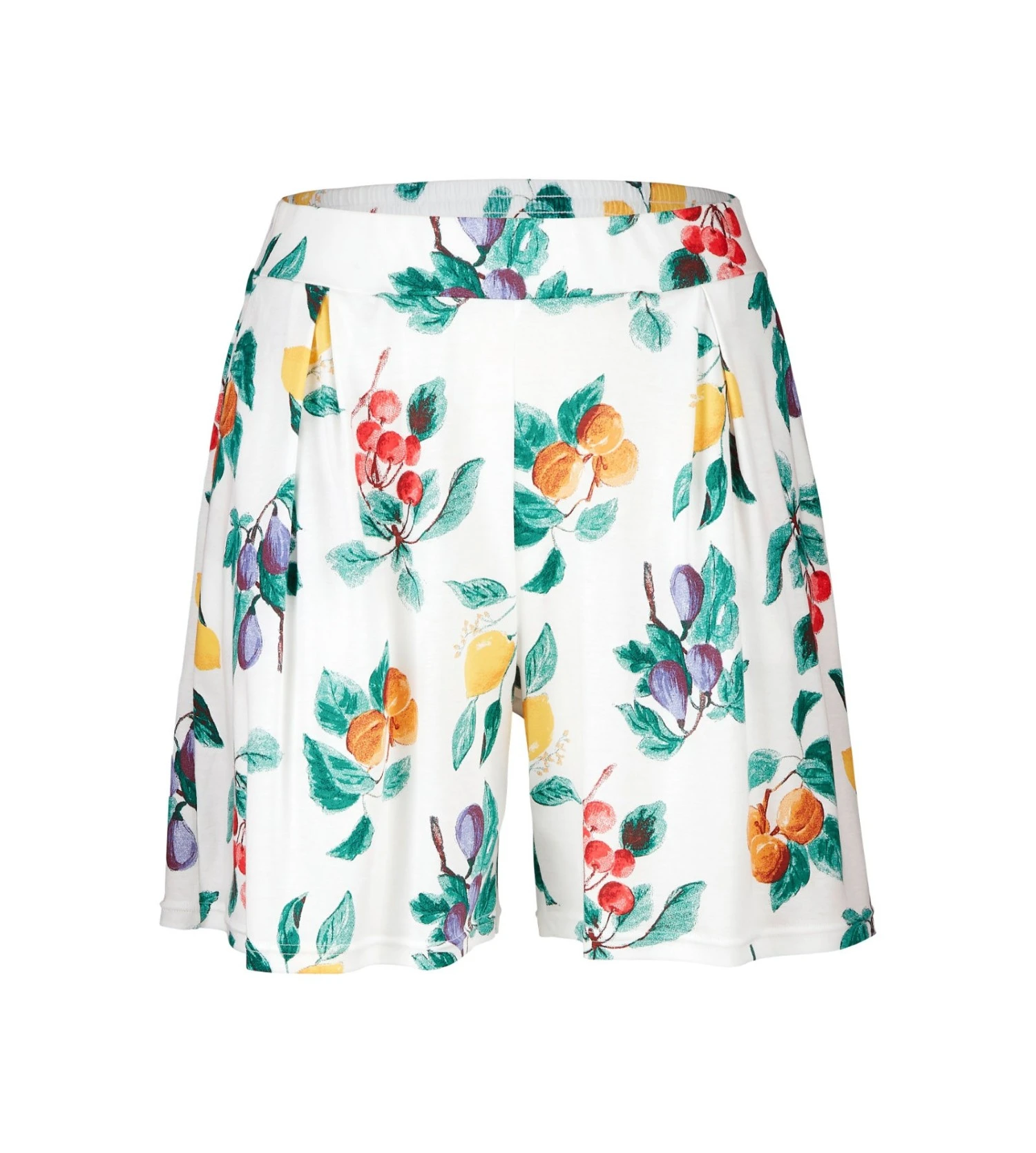 Calida Short Femme Favourites Fruits Star White – Short d’Intérieur Imprimé en Coton et Tencel 4 Calida Short Femme Favourites Fruits Star White – Short d’Intérieur Imprimé en Coton et Tencel – Image 2