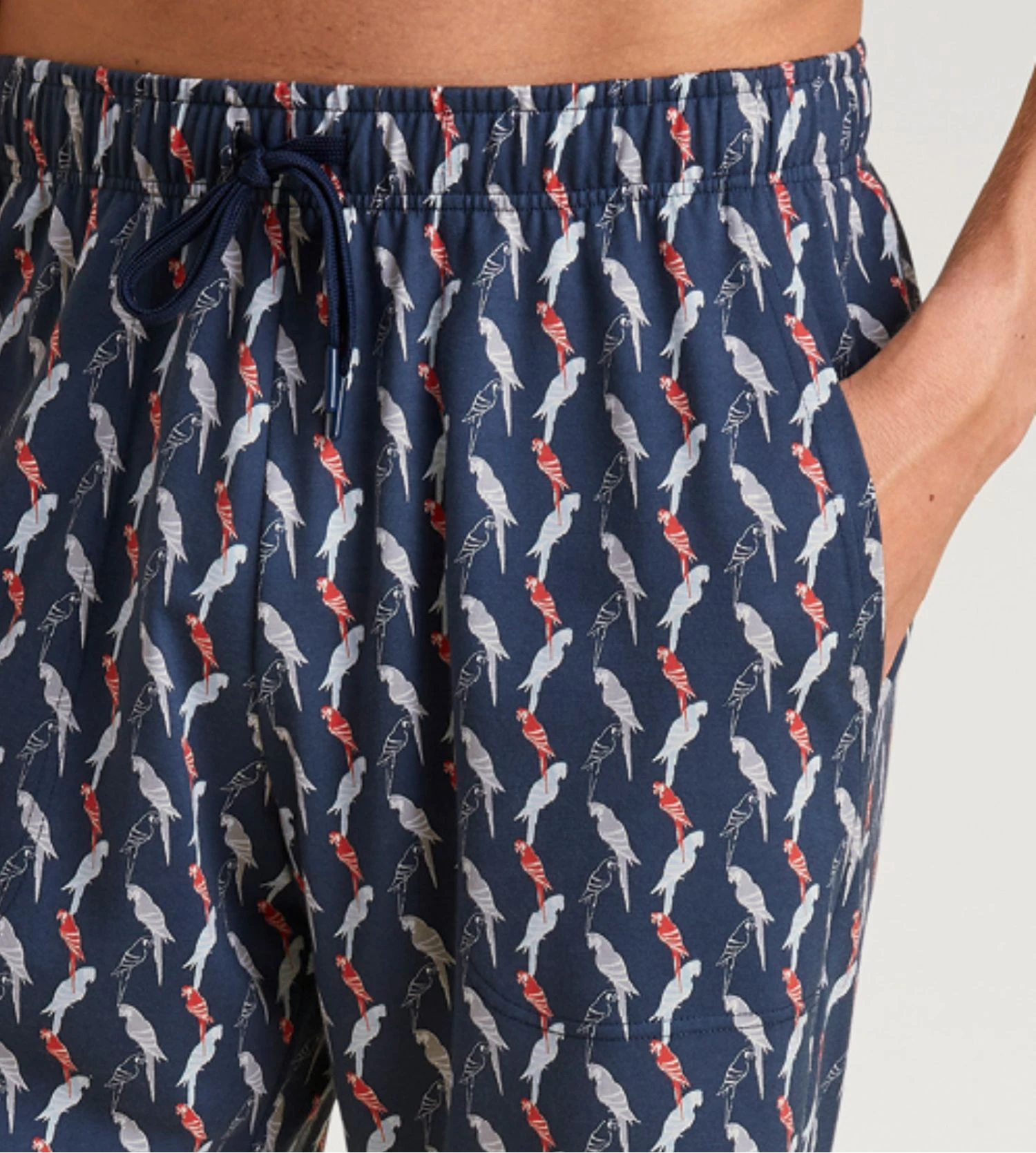 Calida RMX Sleep Time Off Ultimate Grey – Cocktail Print Cotton Bermuda Sleep Shorts 7 Calida RMX Sleep Time Off Ultimate Grey – Cocktail Print Cotton Bermuda Sleep Shorts – Image 5