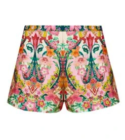 Lise Charmel Short en Satin de Viscose Libertine en Fleurs – Imprimé Floral Néo-Bohème -Lingerie Sipp short imprime en soie libertine en fleurs libre eclosion 6