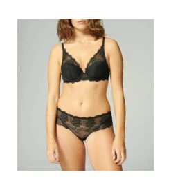 Simone Perele Shorty En Dentelle Et Tulle Rêve Noir -Lingerie Sipp shorty en dentelle et tulle reve noir 015 2