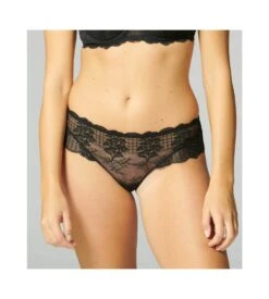 Simone Perele Shorty En Dentelle Et Tulle Rêve Noir