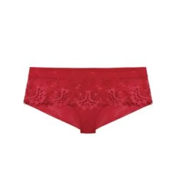 Simone Perele Shorty En Satin Et Tulle Brodé Wish Rubis 13 Simone Perele Shorty En Satin Et Tulle Brodé Wish Rubis -Lingerie Sipp shorty en satin et tulle brode wish 361 rubis 1