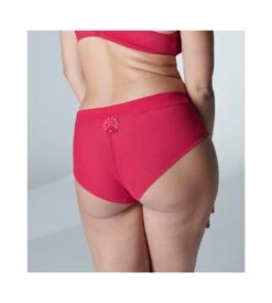 Simone Perele Shorty En Satin Et Tulle Brodé Wish Rubis 14 Simone Perele Shorty En Satin Et Tulle Brodé Wish Rubis -Lingerie Sipp shorty en satin et tulle brode wish 361 rubis 2