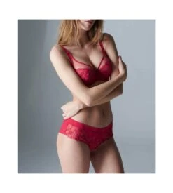 Simone Perele Shorty En Satin Et Tulle Brodé Wish Rubis 19 Simone Perele Shorty En Satin Et Tulle Brodé Wish Rubis -Lingerie Sipp shorty en satin et tulle brode wish 361 rubis 7