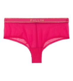 PULLIN Shorty Rose Fuchsia Semi Transparent Femme Fuschy 9 PULLIN Shorty Rose Fuchsia Semi Transparent Femme Fuschy -Lingerie Sipp shorty femme rose uni flash fuschy 1