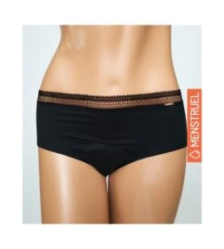 Chantelle Shorty Menstruel LifePeriod Graphic Noir -Lingerie Sipp shorty menstruel lifeperiod graphic 011 noir 4