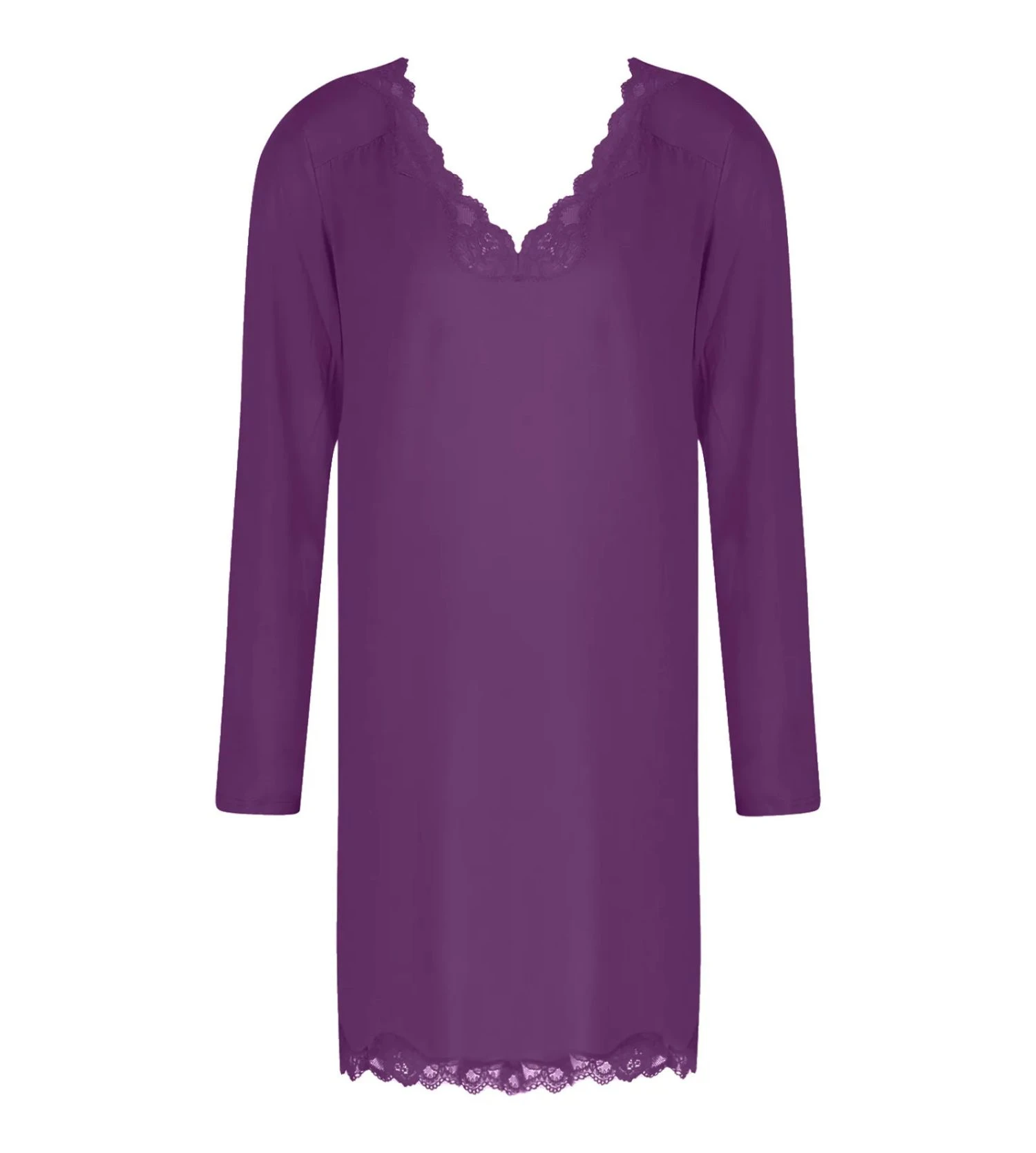 Antigel Nuisette Prune Simply Perfect – Manches Longues en Modal et Dentelle 4 Antigel Nuisette Prune Simply Perfect – Manches Longues en Modal et Dentelle – Image 2