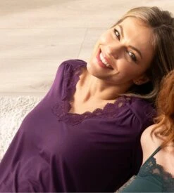 Antigel Nuisette Prune Simply Perfect – Manches Longues en Modal et Dentelle 10 Antigel Nuisette Prune Simply Perfect – Manches Longues en Modal et Dentelle -Lingerie Sipp simply perfect nuisette ml 6147 prune magic 2