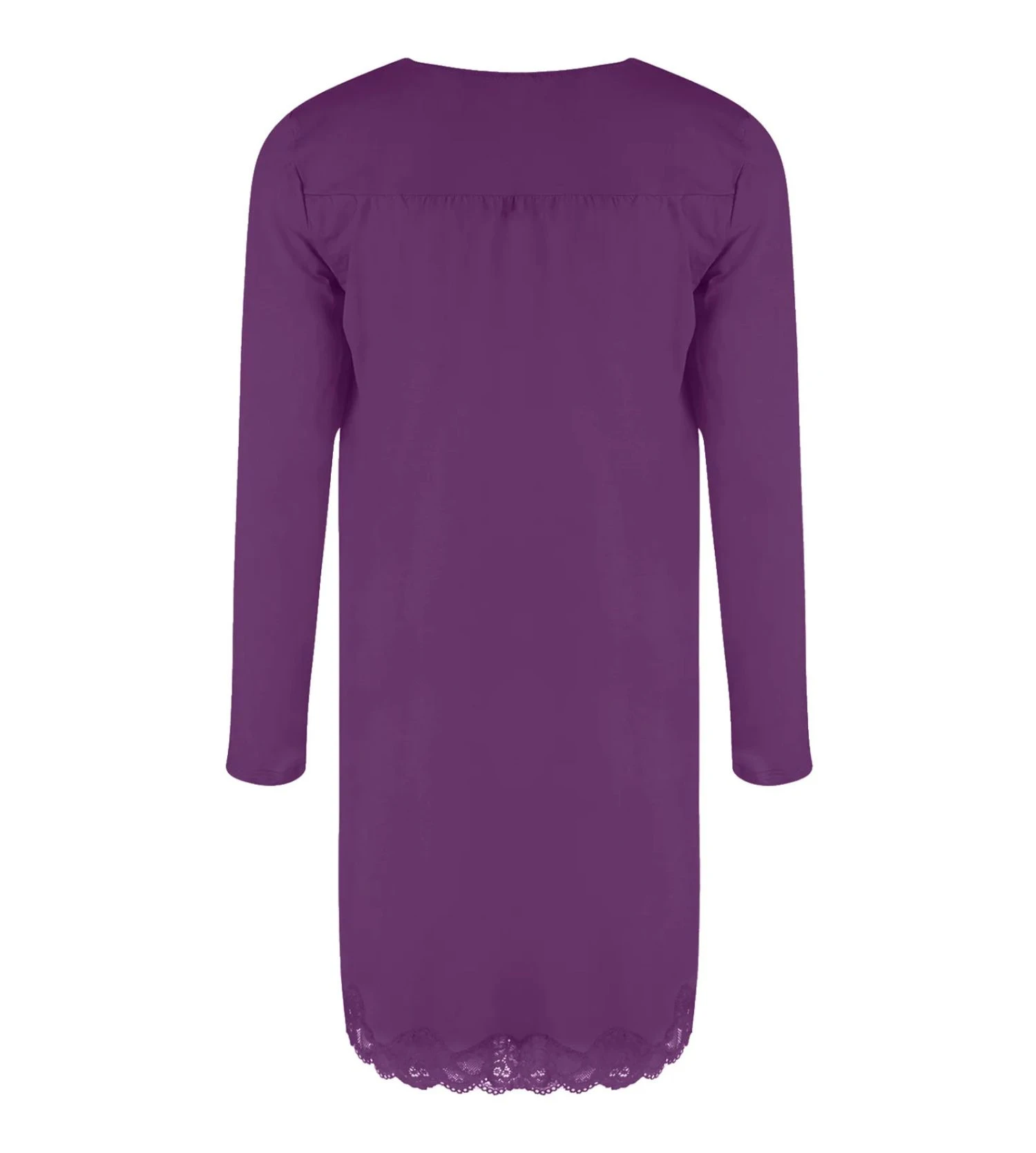 Antigel Nuisette Prune Simply Perfect – Manches Longues en Modal et Dentelle 7 Antigel Nuisette Prune Simply Perfect – Manches Longues en Modal et Dentelle – Image 5