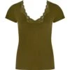 Top Manches Courtes En Modal Simply Perfect Vert Mousse -Lingerie Sipp simply perfect top modal vert mousse