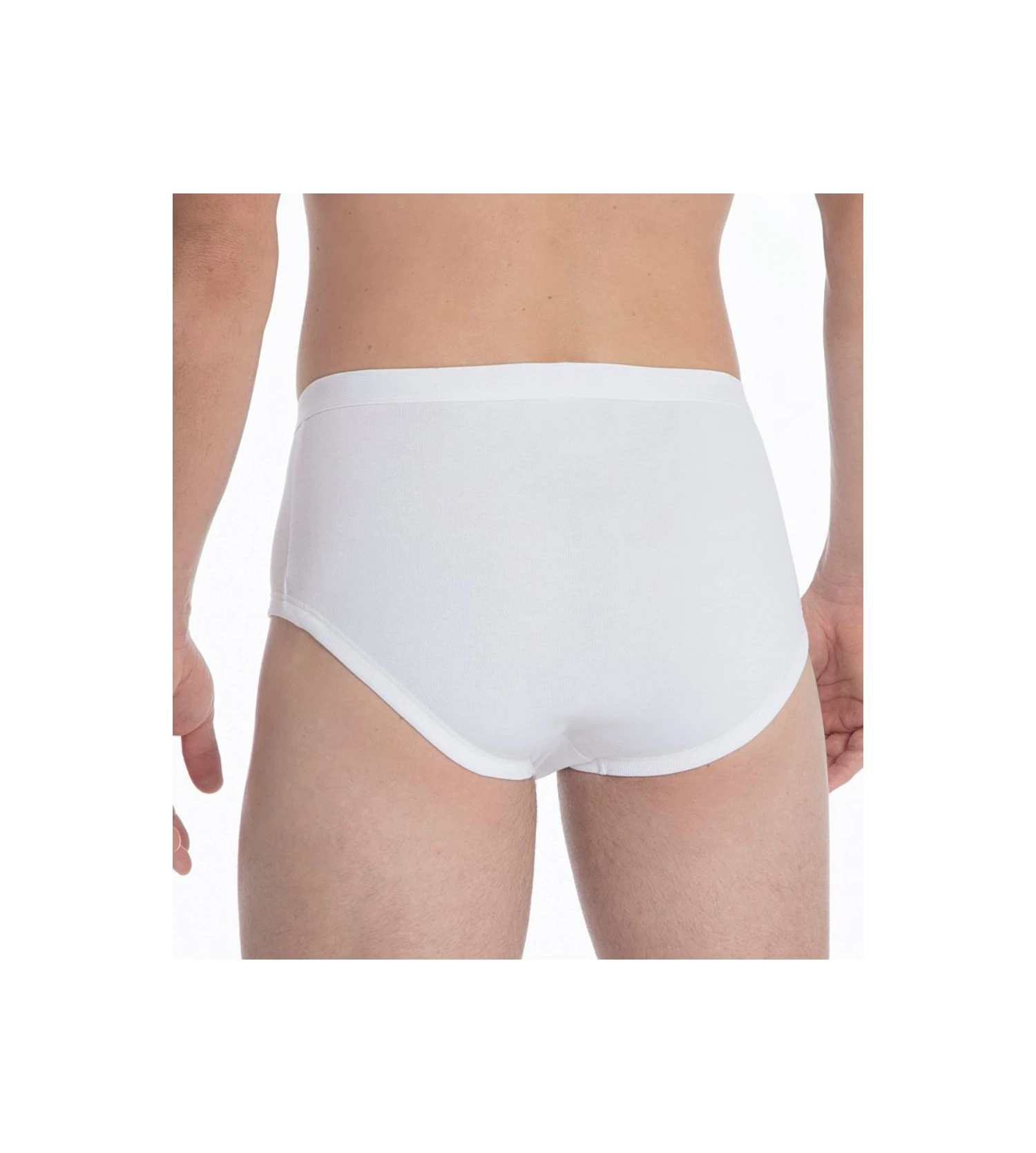 Calida Slip Midi avec Ouverture Twisted Cotton Blanc – Sous-vêtement Masculin 100% Coton 4 Calida Slip Midi avec Ouverture Twisted Cotton Blanc – Sous-vêtement Masculin 100% Coton – Image 2