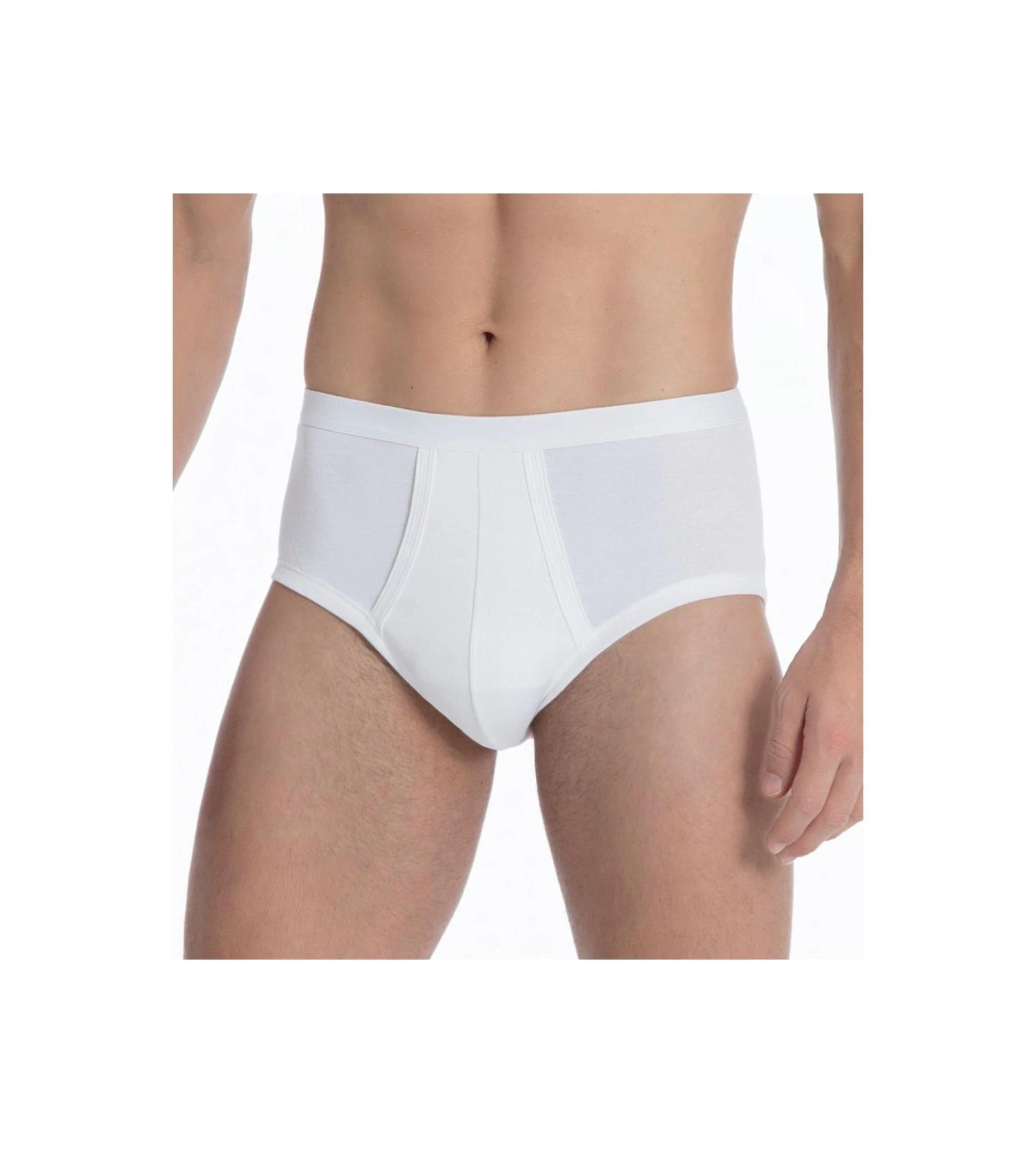 Calida Slip Midi avec Ouverture Twisted Cotton Blanc – Sous-vêtement Masculin 100% Coton 3 Calida Slip Midi avec Ouverture Twisted Cotton Blanc – Sous-vêtement Masculin 100% Coton