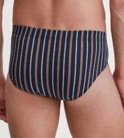 Calida Slip Homme Graphic Cotton Glazed Ginger -Lingerie Sipp slip coton homme glazed ginger 2