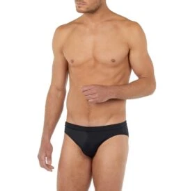 HOM Sea Life Black Mini Swim Brief – Solid Stretch Quick-Dry Performance Swimwear 9 HOM Sea Life Black Mini Swim Brief – Solid Stretch Quick-Dry Performance Swimwear -Lingerie Sipp slip de bain mini homme sea life 0004 black 3