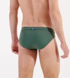 Hom Slip De Bain Mini Uni Nautical Vert Kaki -Lingerie Sipp slip de bain mini nautical cup kaki 3