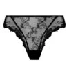 Slip Fantaisie Dressing Floral NOIR -Lingerie Sipp slip fantaisie dressing floral noir