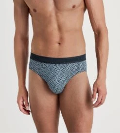 Calida Slip Homme Grafic Cotton Dark Sapphire Bleu