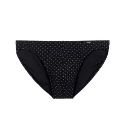 Hom Max Micro Slip - Black Geometric Tie-Print Microfiber Underwear -Lingerie Sipp slip microfibre motif cravate max i004 black print 1