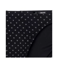 Hom Max Micro Slip - Black Geometric Tie-Print Microfiber Underwear -Lingerie Sipp slip microfibre motif cravate max i004 black print 4