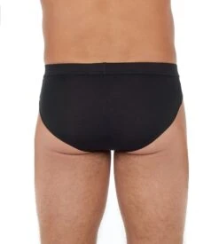 Hom Slip Mini HO1 Black – Tencel Soft Comfort Horizontal Opening Briefs -Lingerie Sipp slip mini ho1 tencel soft 0004 black 2