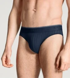 Calida Pure & Style Bleu Mille-raies - Slip Mini Masculin en Coton Pima et Technologie Quick Dry 9 Calida Pure & Style Bleu Mille-raies - Slip Mini Masculin en Coton Pima et Technologie Quick Dry -Lingerie Sipp slip mini pour homme pure style bleu 2