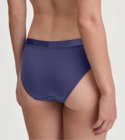 Calida Culotte à Bords Satinés Cate Cobalt Blue -Lingerie Sipp slip satine cate cobalt blue 2